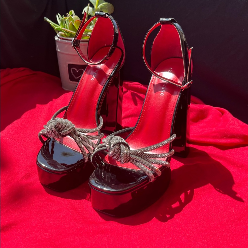 Azalea Wang Dolls Kill Sparkle Heels